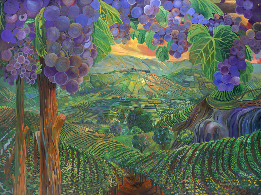 The Vineyard 18" x 24"