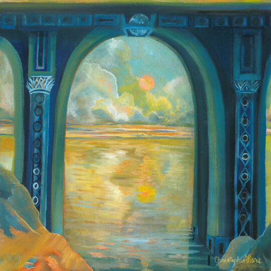 Water Under the Bridge 10" x 10"